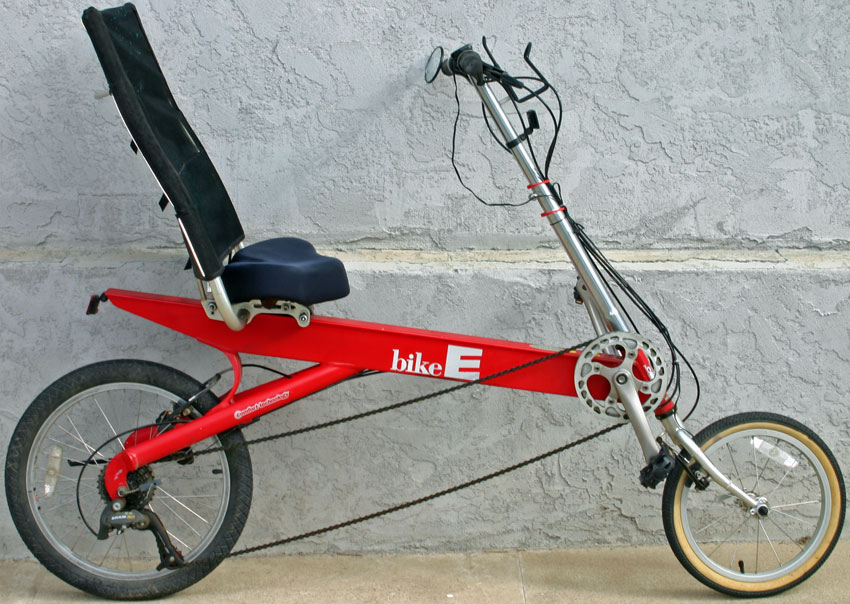 [Bike E recumbent bike]