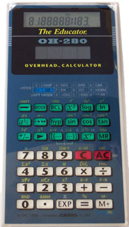 [Casio OH-260 Solar Overhead Calculator]