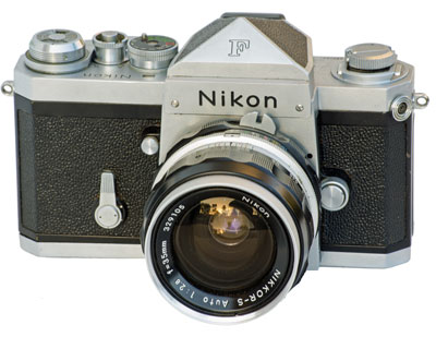 [Nikon 
F with Sports Finder]