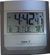 [Modern Radio Controlled LCD Clock]